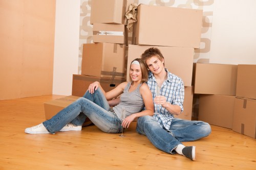 A well-organized storage space for household and business items