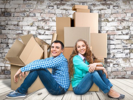 Organised commercial storage space for stock