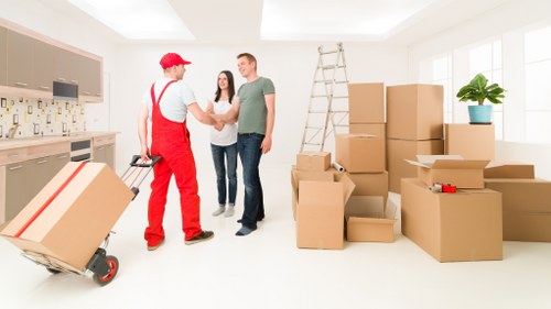 Careful packing and loading for a Blackheath move